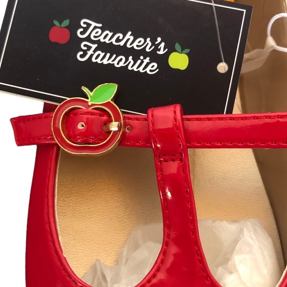 Gymboree Red Apple T-strap Mary Janes size 3 - Picture 4 of 15